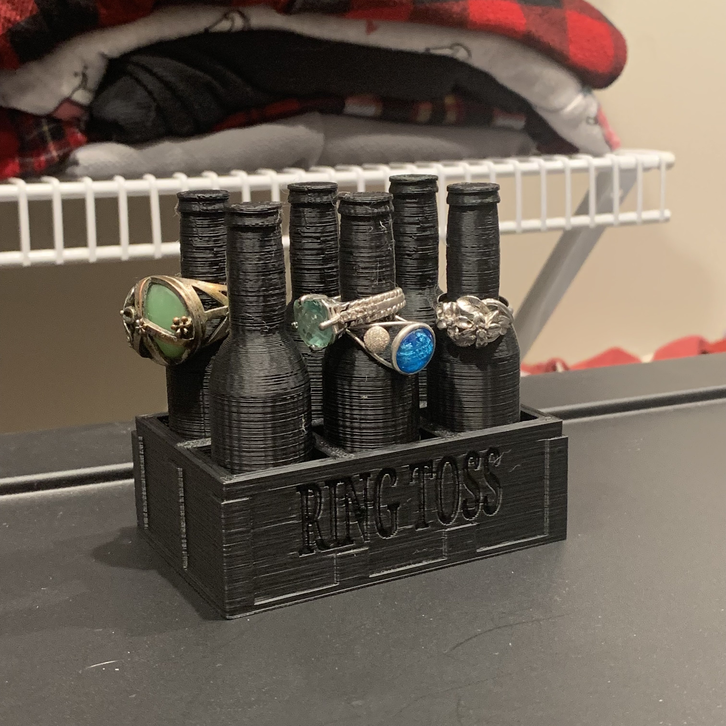 "Ring" Toss Ring Holder