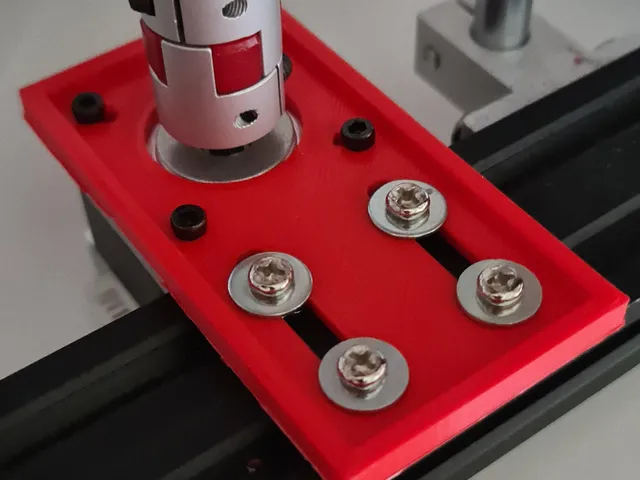 Z-Axis stepper motor mount plate for 2020 frame