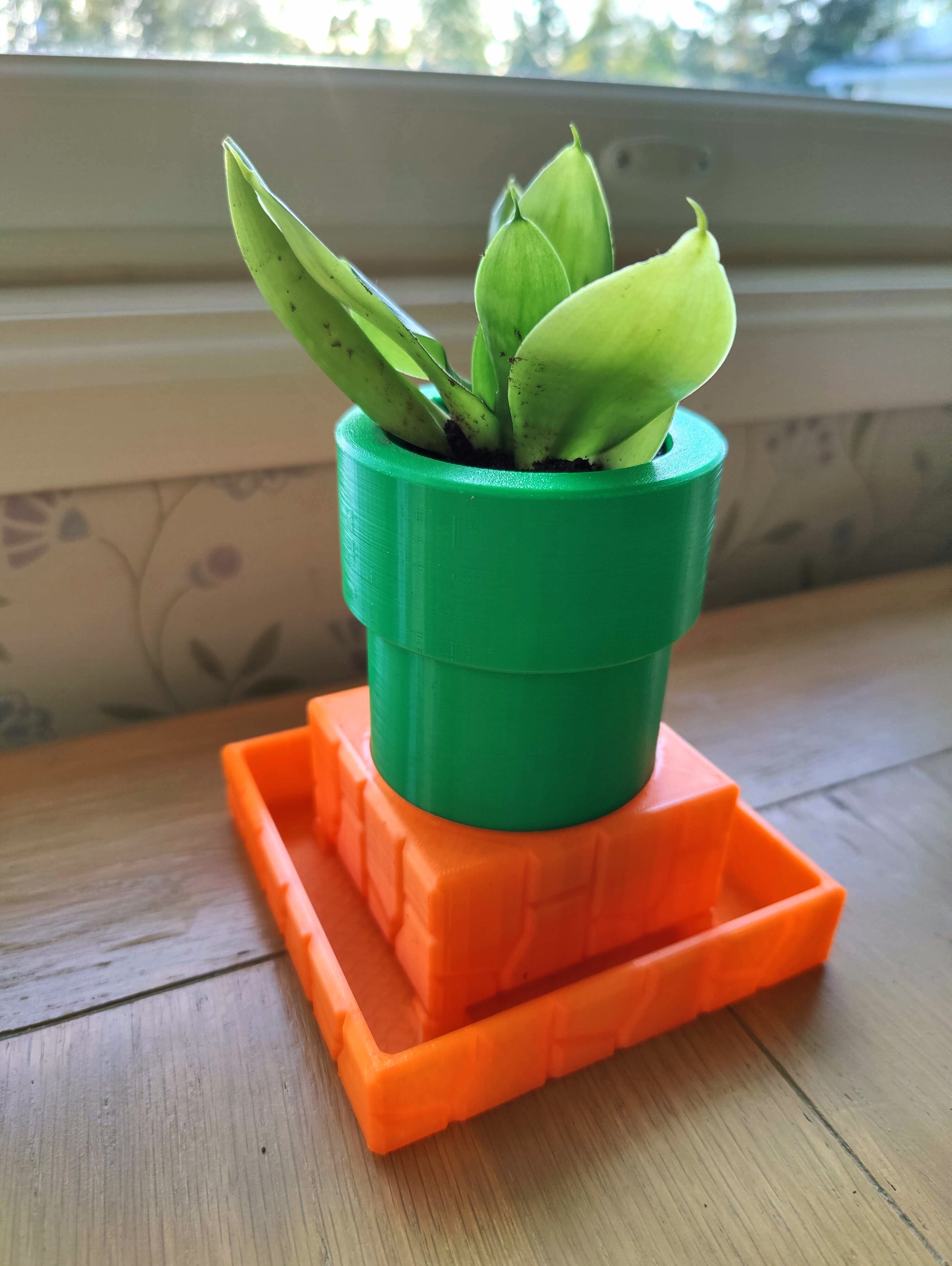 Super Mario Bros Pipe Planter Tray