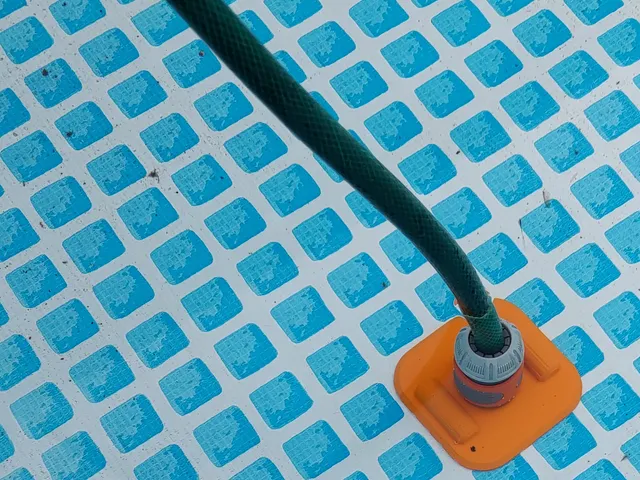 Drain small swimming pool siphon attachment — foto autora