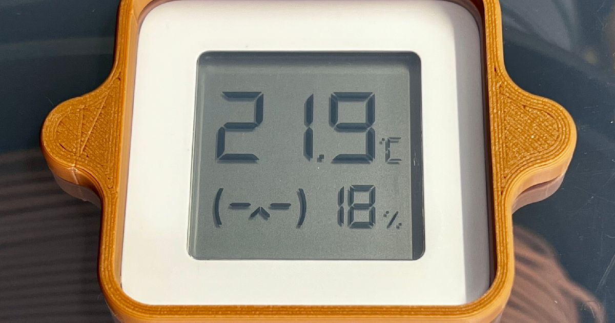 Xiaomi Mijia Hygrometer Magnetic Mount by sopryshko | Download free STL ...