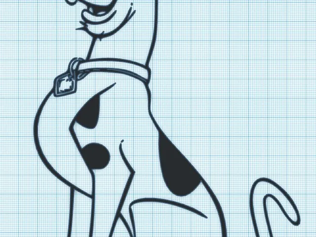 SCOOBY DOO SMILING - WALL ART