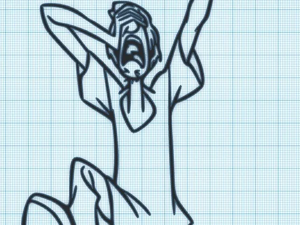SHAGGY - SCREAM - BLIND - SCOOBY DOO - WALL ART
