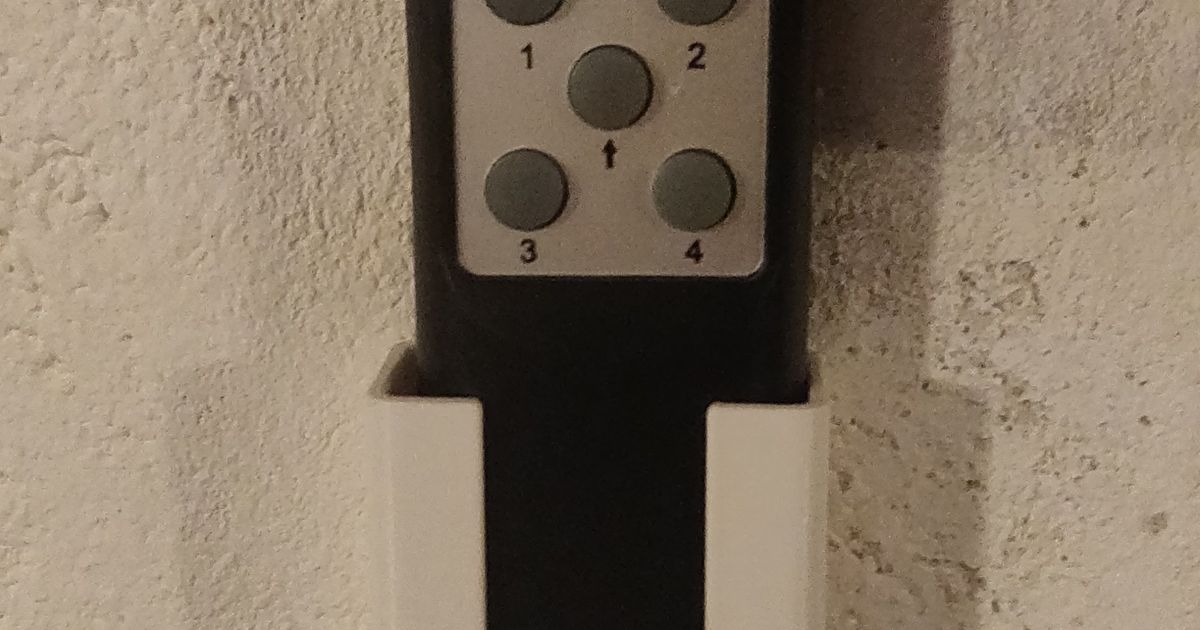 HDMI Switch remote holder by Omar Maaly Download free STL model