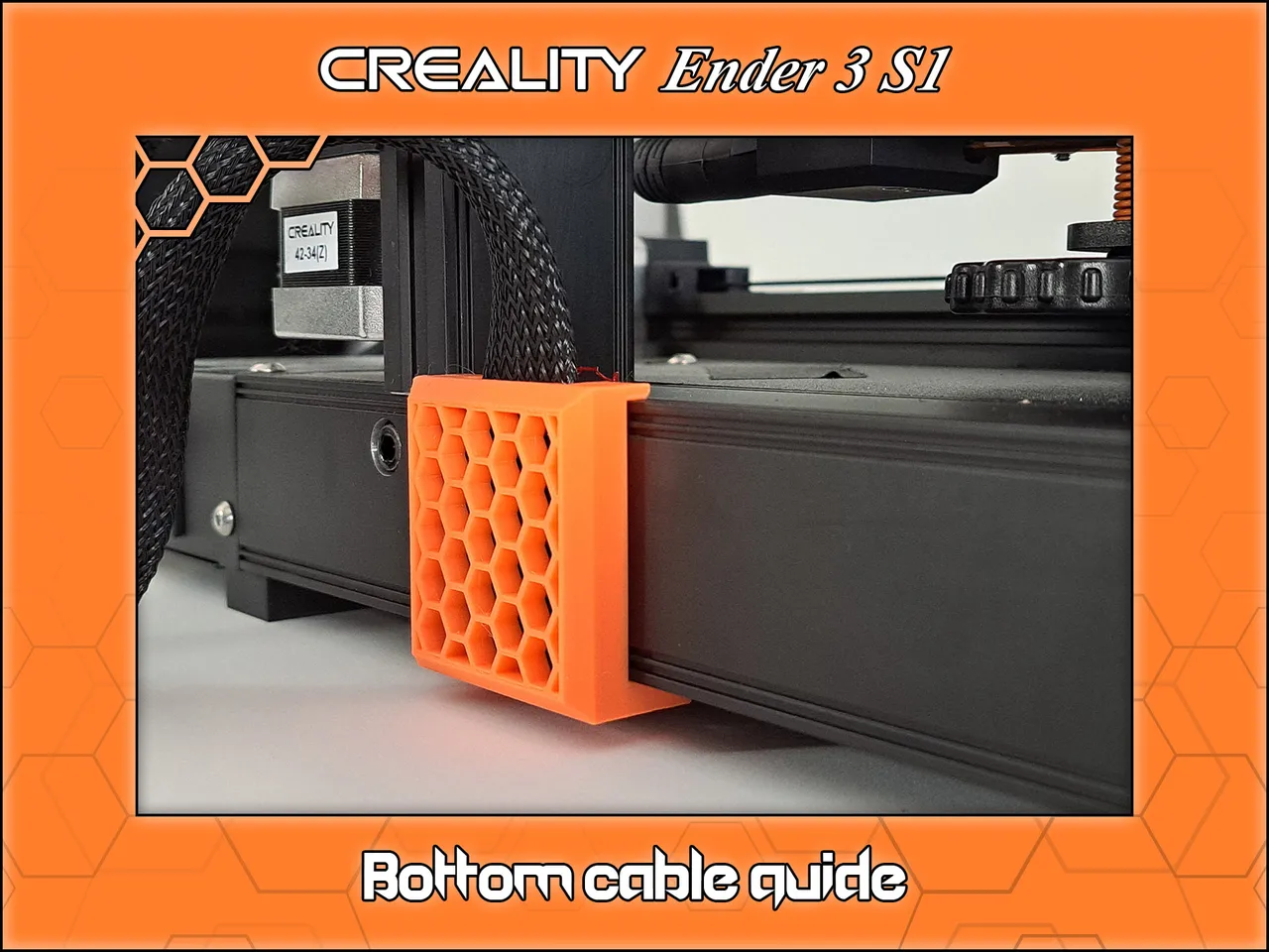Ender 3 S1 bottom cable guide by Piketooth | Download free STL model ...