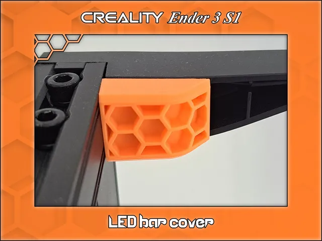 Ender 3 S1 LED Bar cable cover