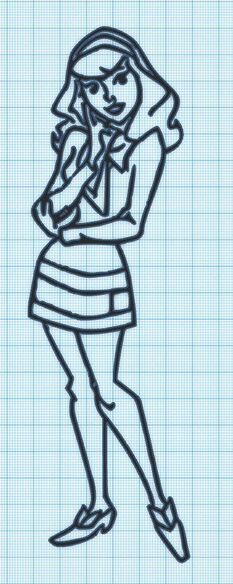 DAPHNE - SCOOBY DOO - WALL ART