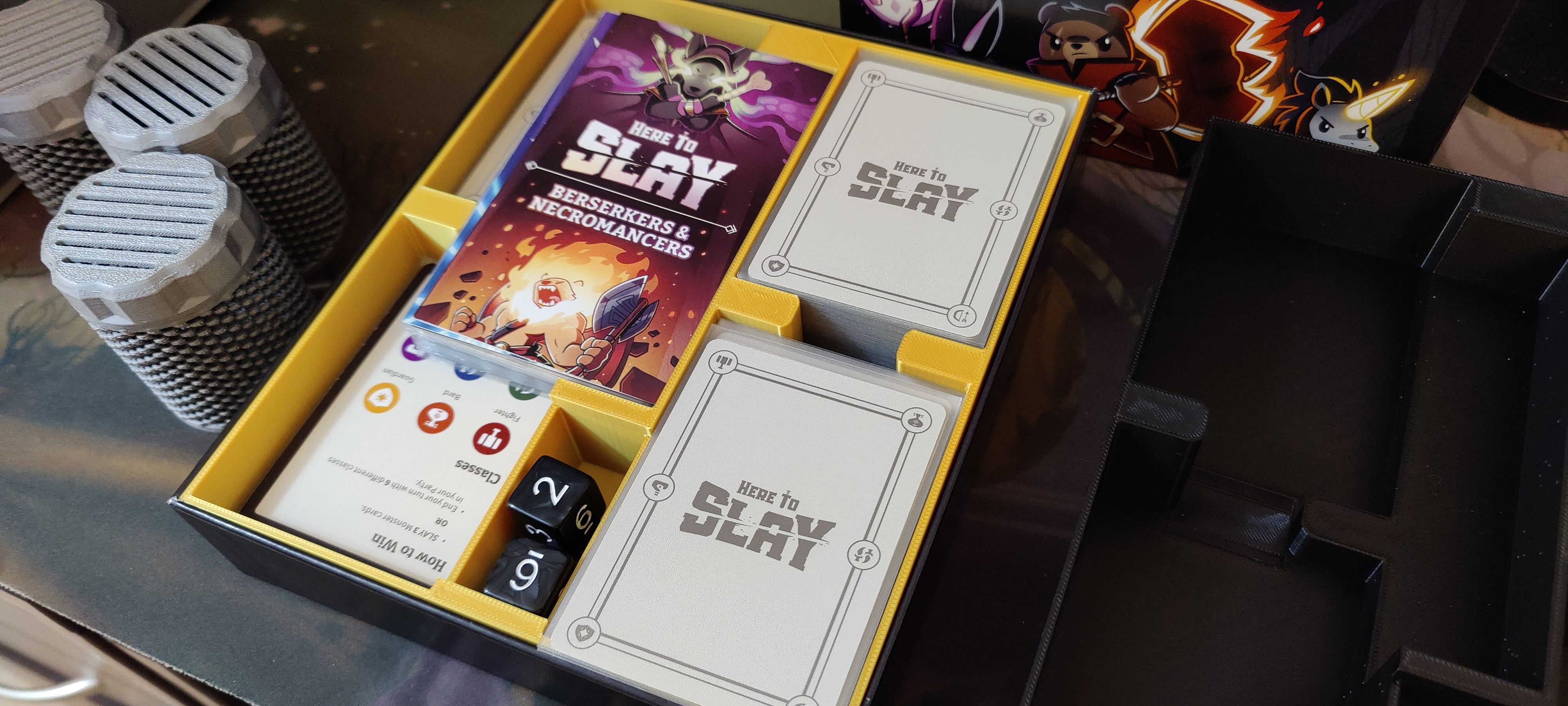Here to Slay sleeved insert remixed