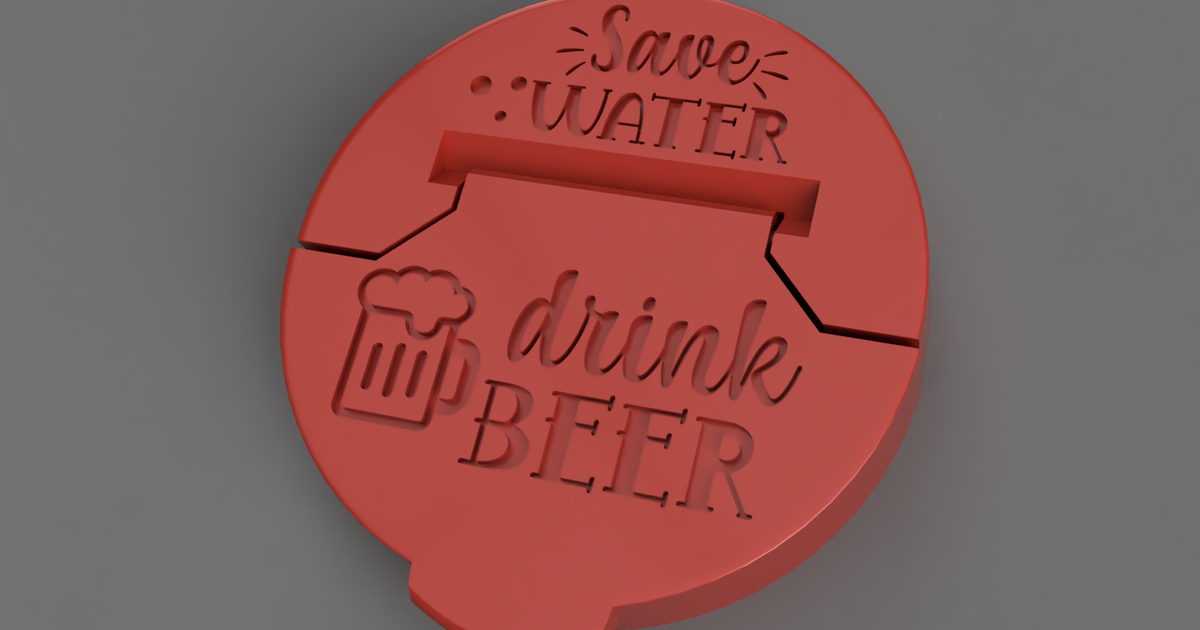 Beer Can Lid by NoWayOut1980 Download free STL model