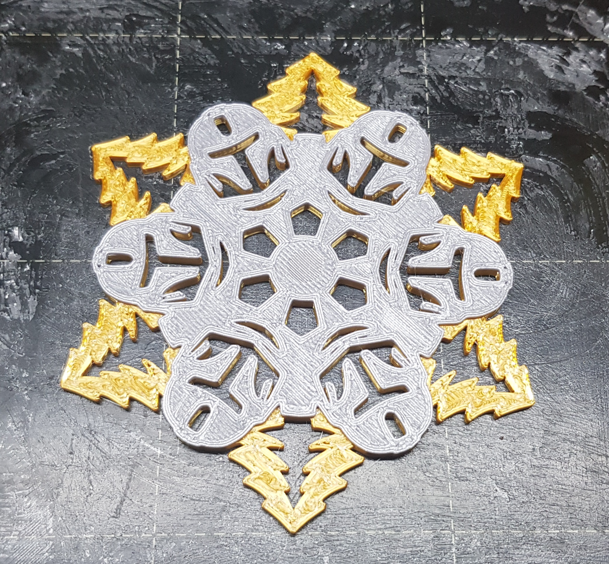 Mandalorian Snowflake Decoration