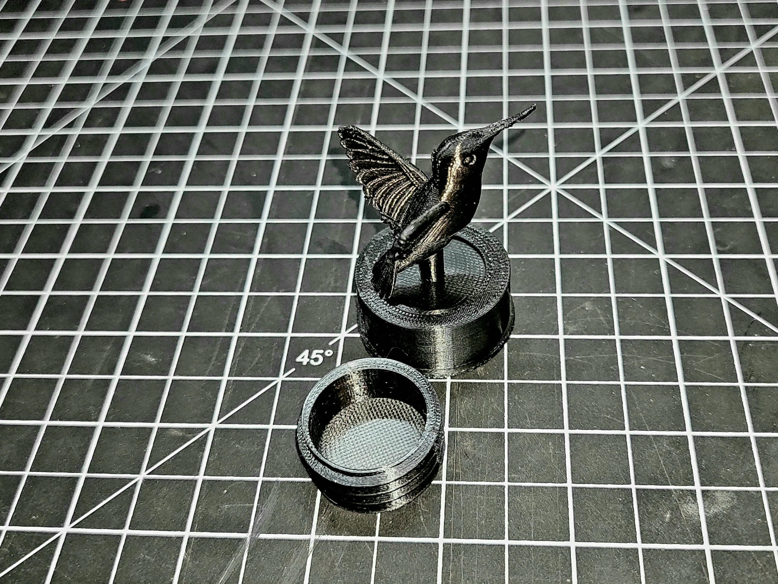 Hummingbird Ring Holder with Secret Compartment by Rchildr1 Download