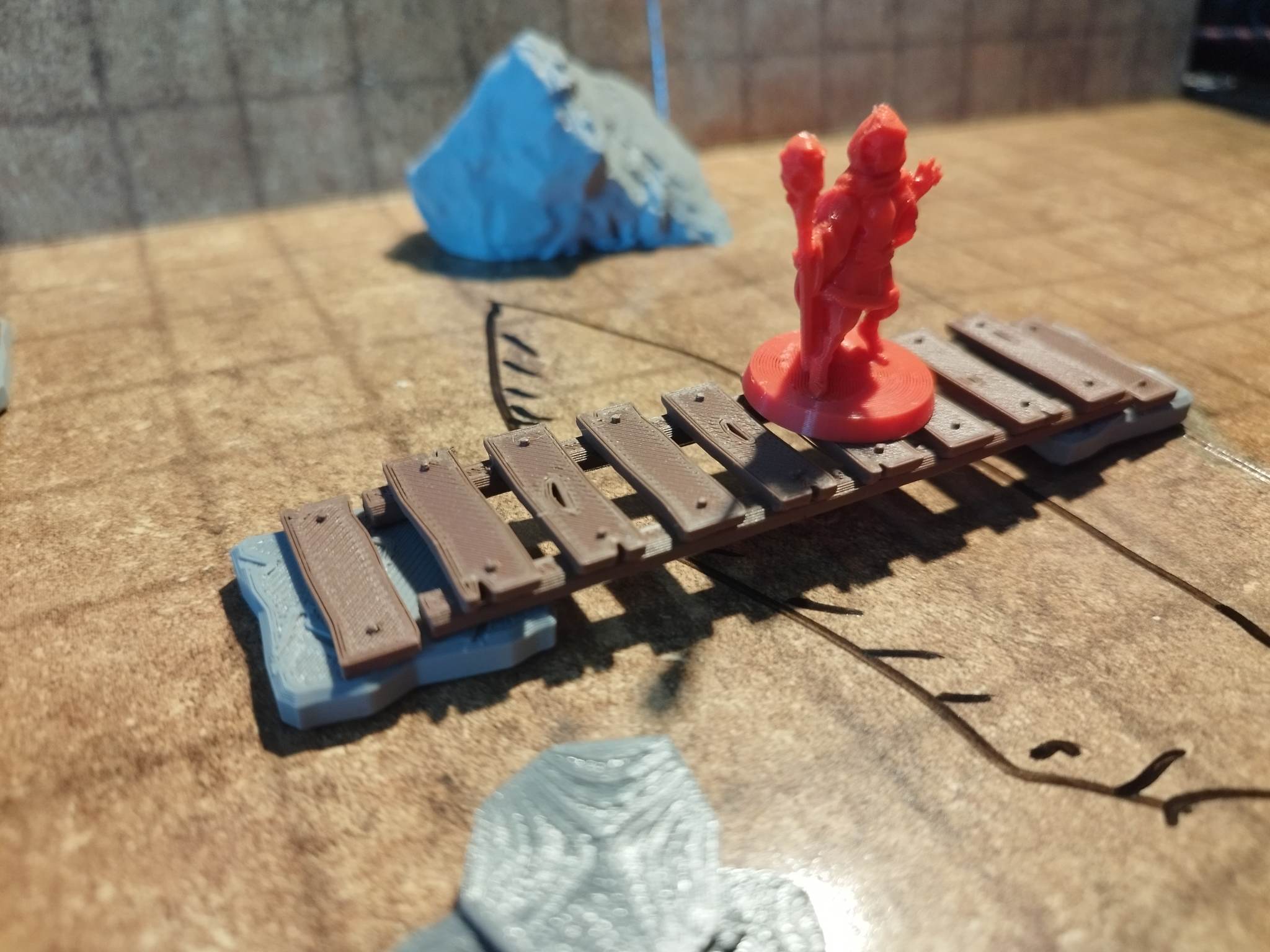 Wooden bridge tabletop by Pyroken Download free STL model