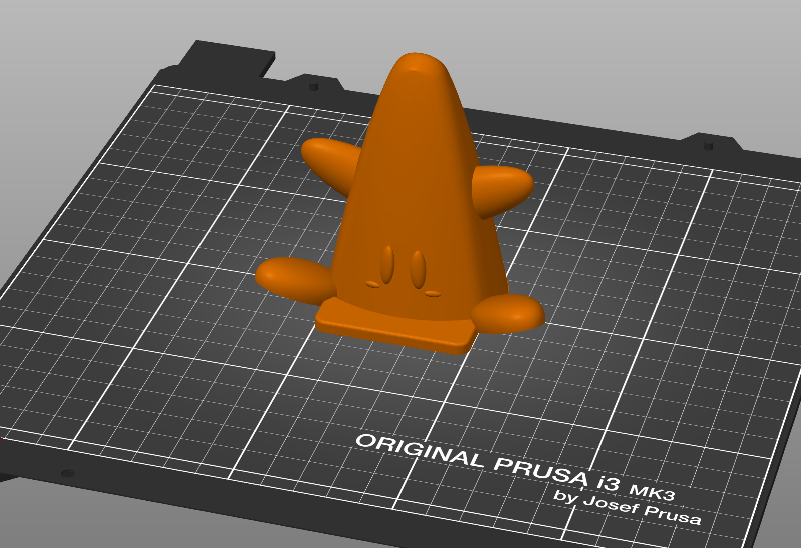Traffic Cone Kirby by Tír na Cait Download free STL model