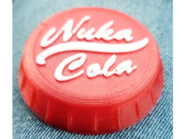Nuka Cola Cap Bottle Opener by ewr2san | Download free STL model ...