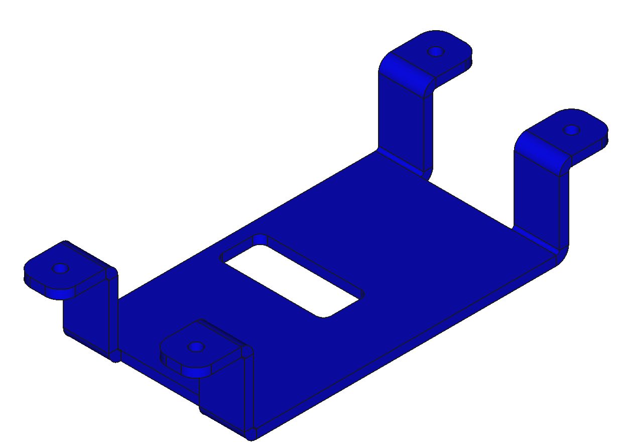 Mounting Bracket for Startech ICUSBAUDIO7D USB Audio Sound Card