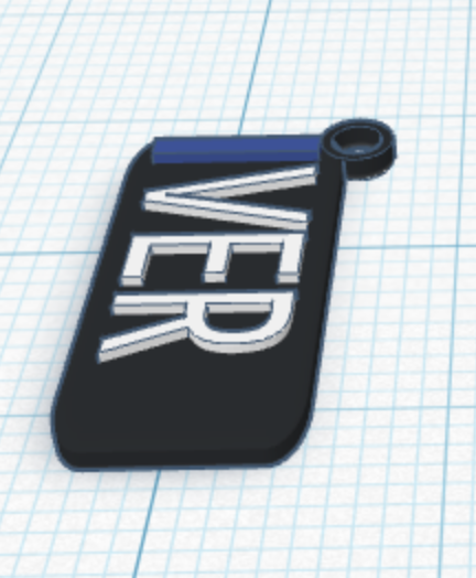 Miniatura 2 do modelo 3D Max Verstappen keychain