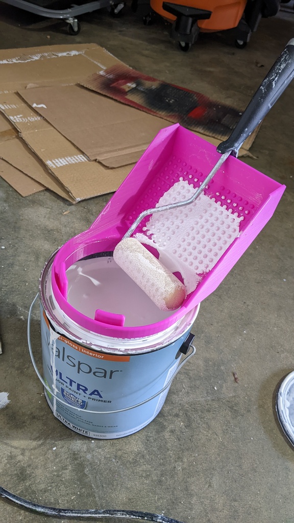 Paint Gallon Roller Pan by JTK Engineering Download free STL model