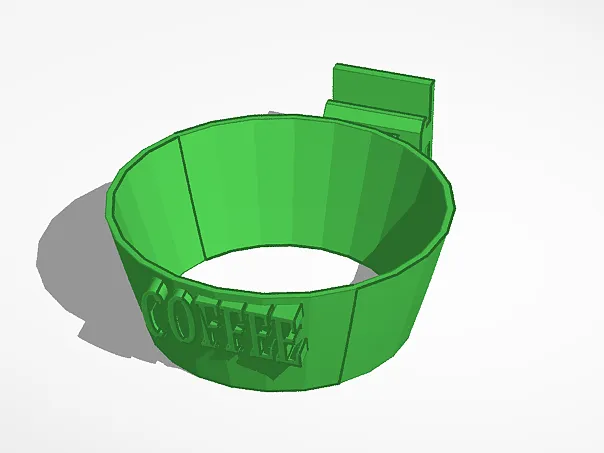 Coffee cup holder for an ender 3 pro beam