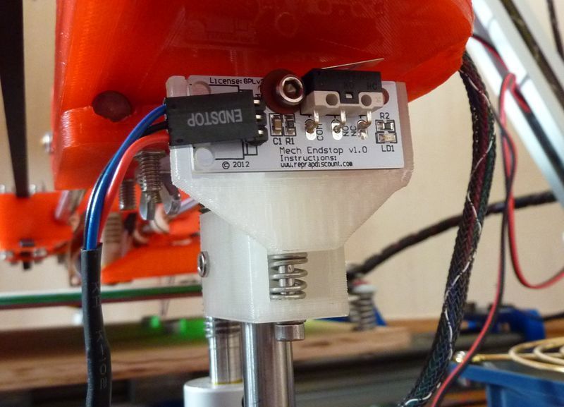 Z endstop support adjustable (reprapdiscount)