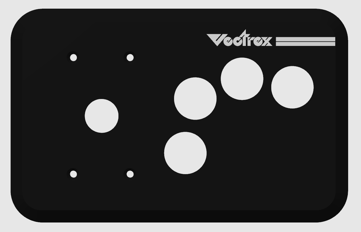 Arcade Stick with Sanwa Parts for Neogeo and Vectrex