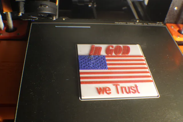 In God we Trust US Flag