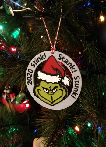 2020 Stink Stank Stunk Ornament