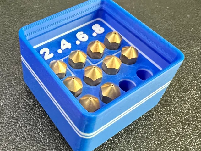 Gridfinity Nozzle Bin - AnkerMake M5 Kickstarter Nozzle Kit