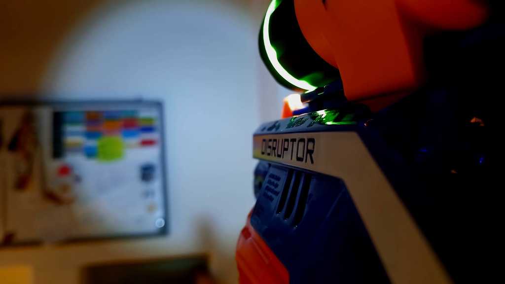 Miniatura 3 do modelo 3D Flashlight holder for nerf