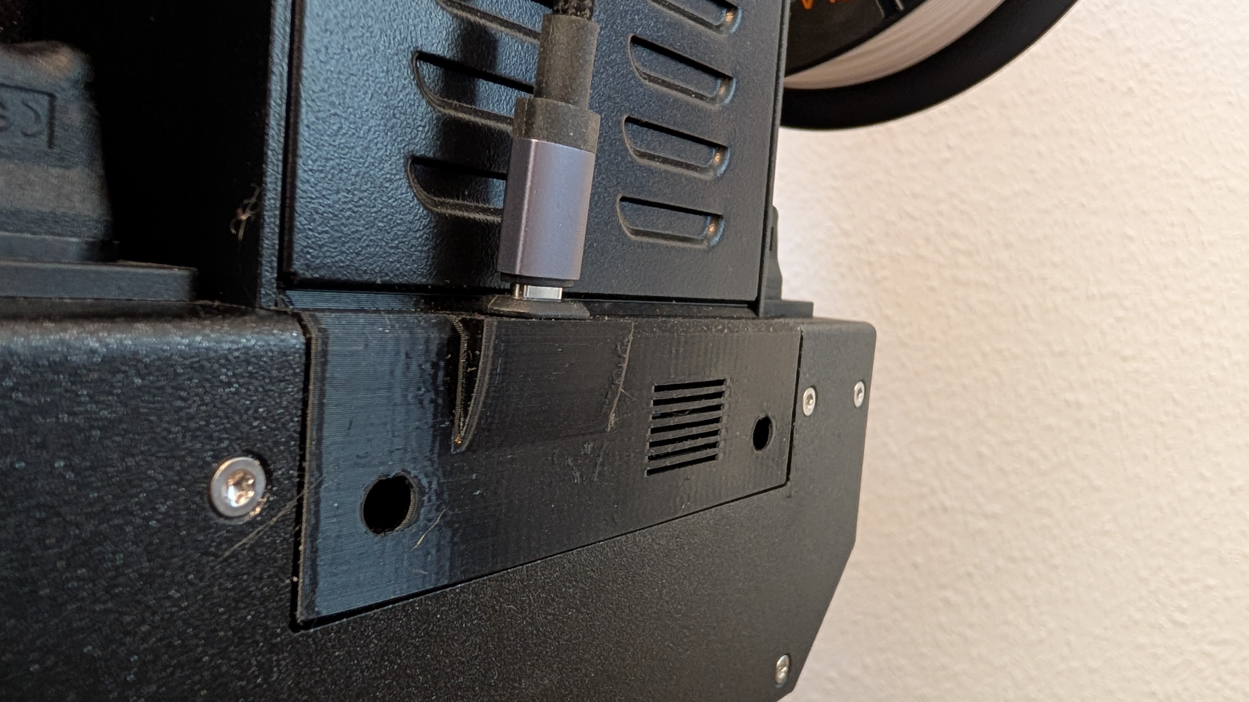 Prusa XL PSU Cover with Vertically Mounted USB-C Port