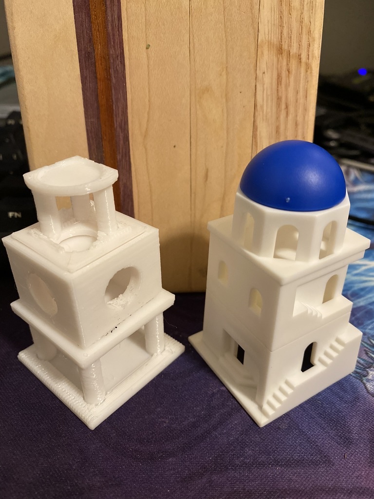 Santorini Board Game Reskin (Cat Tower!)