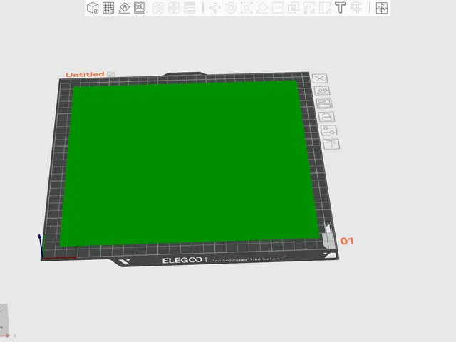 Centauri Carbon First Layer Test Print