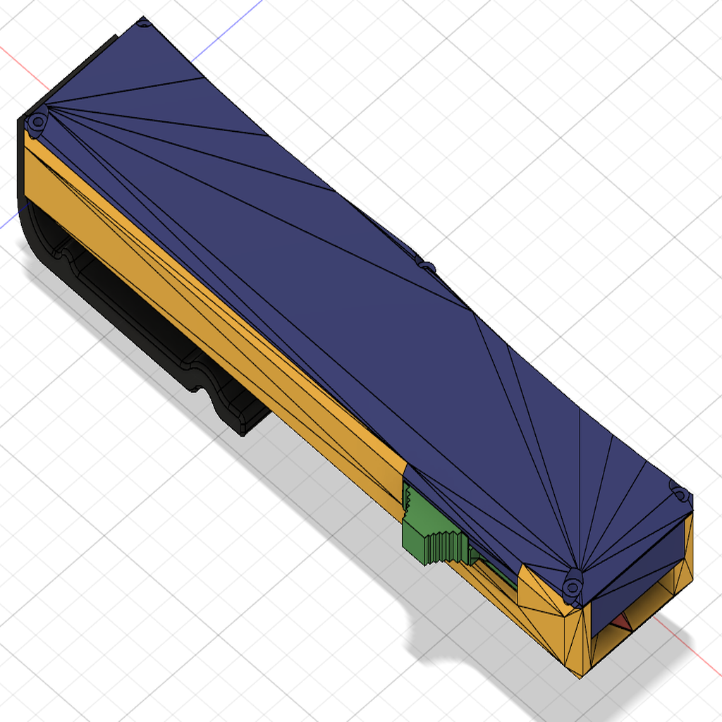 Miniatura 6 do modelo 3D OTF Knife Switch Blade (Functional) "improved" version v1.3
