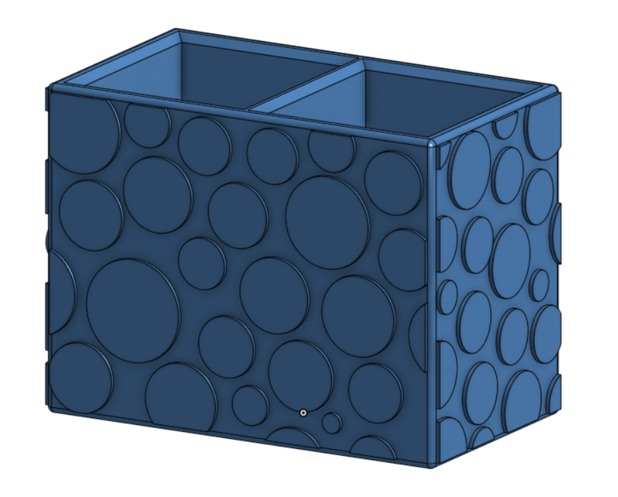 Circle design desk organizer