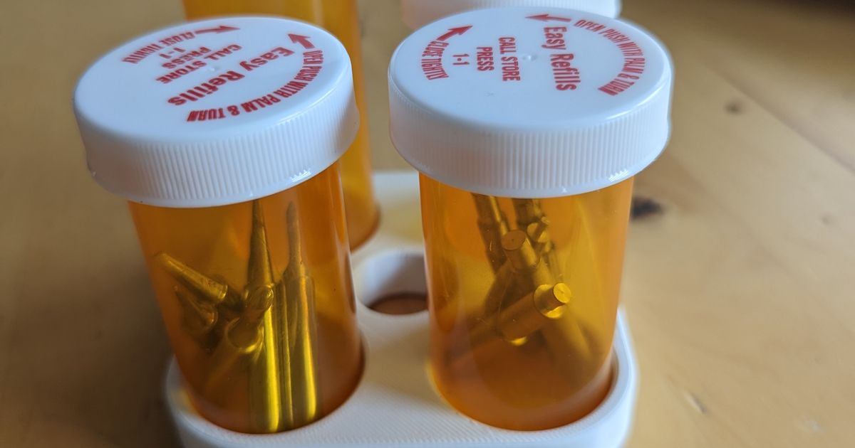 Pill Bottle Holder by Foden Download free STL model