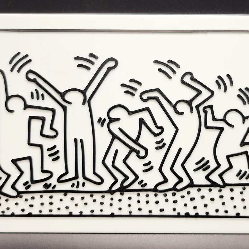 Dancing Figures Wallpaper by Keith Haring – Artware Editions