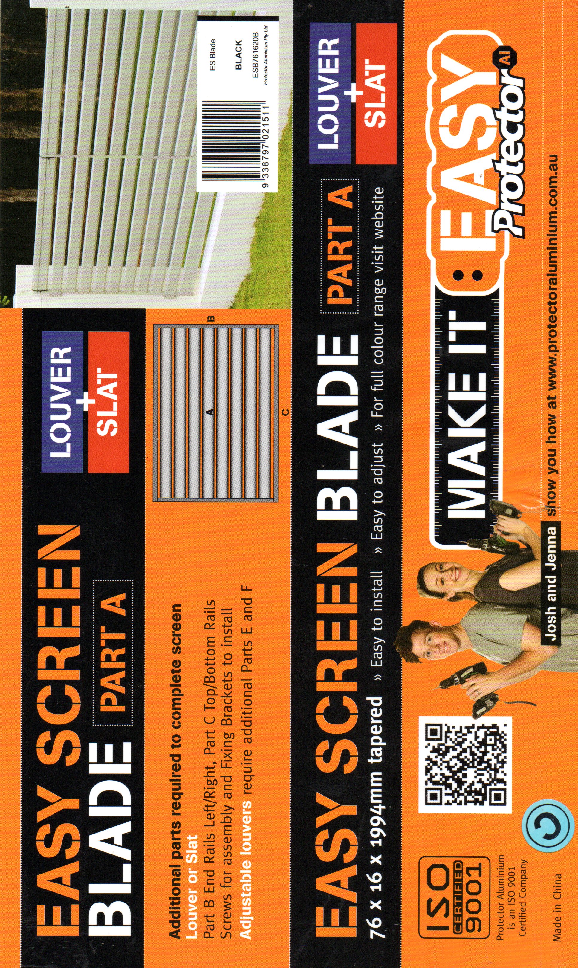 Protector Aluminium Easy Screen Blade Endcap by Philip J Fry Download