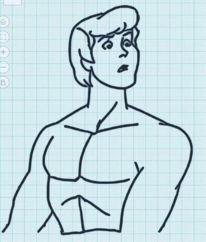 FRED - SHIRTLESS - SCOOBY DOO - WALL ART
