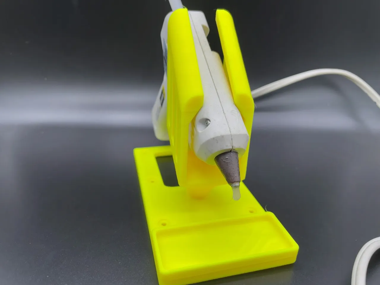 Hot Glue Gun Holder Stand 3D Printed