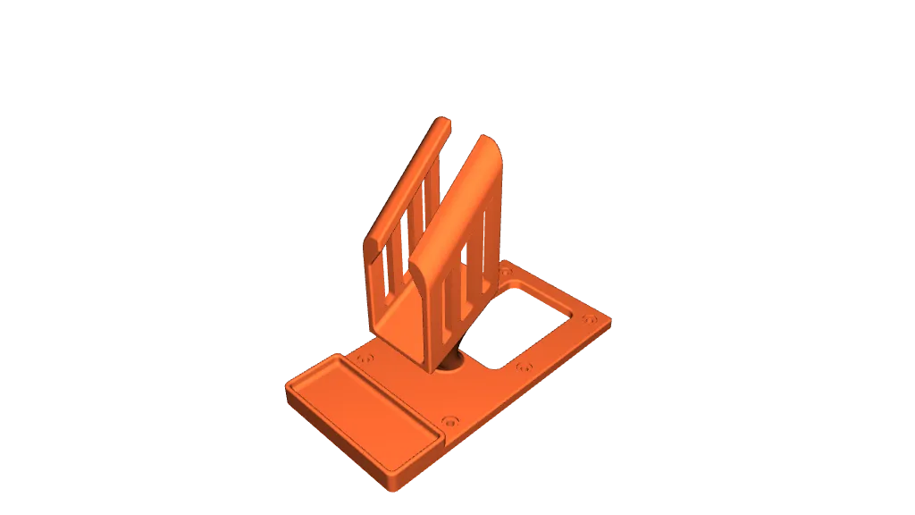 Rev.2)Hot Glue Gun Stand by Tommy Zero, Download free STL model