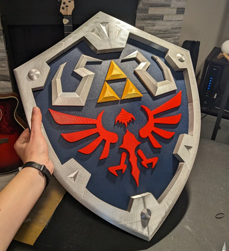The Legend of Zelda - Hylian Shield 3D model 3D printable
