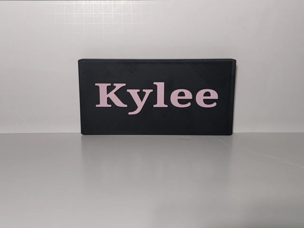 Kylee Nameplate by Reap | Download free STL model | Printables.com