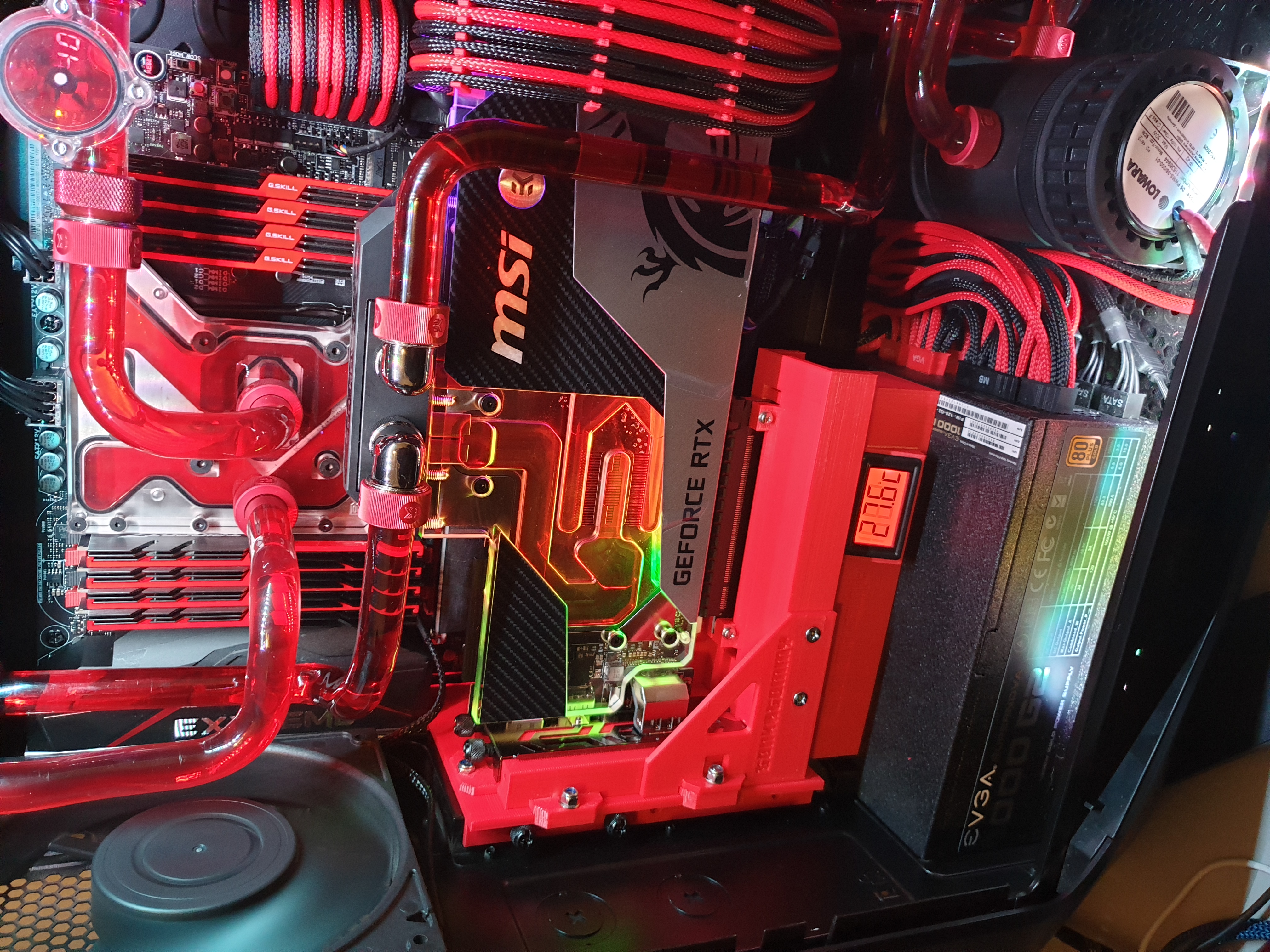 Miniatura 2 do modelo 3D Single GPU Vertical Mount 2-3 Slot