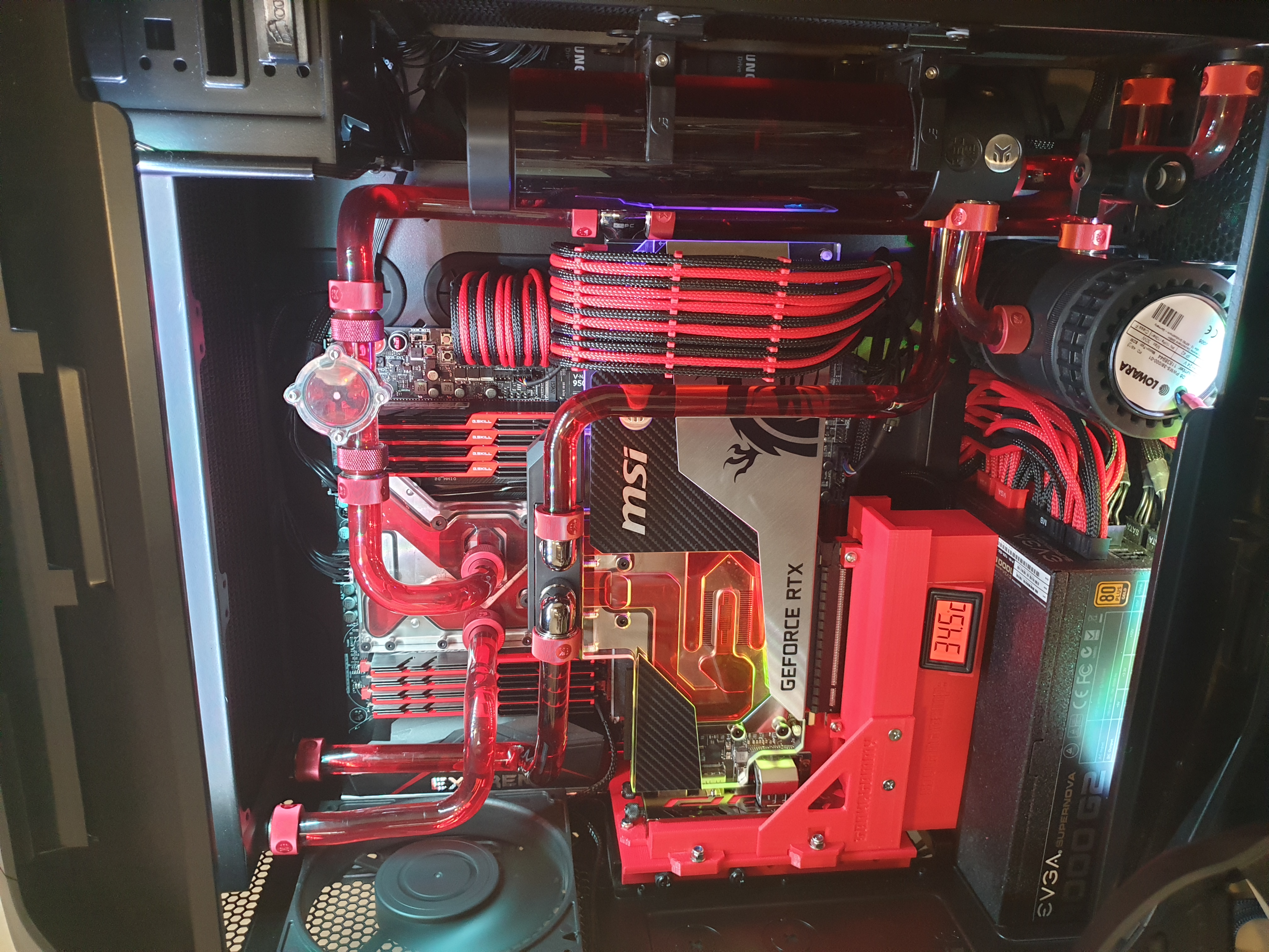 Miniatura 4 do modelo 3D Single GPU Vertical Mount 2-3 Slot