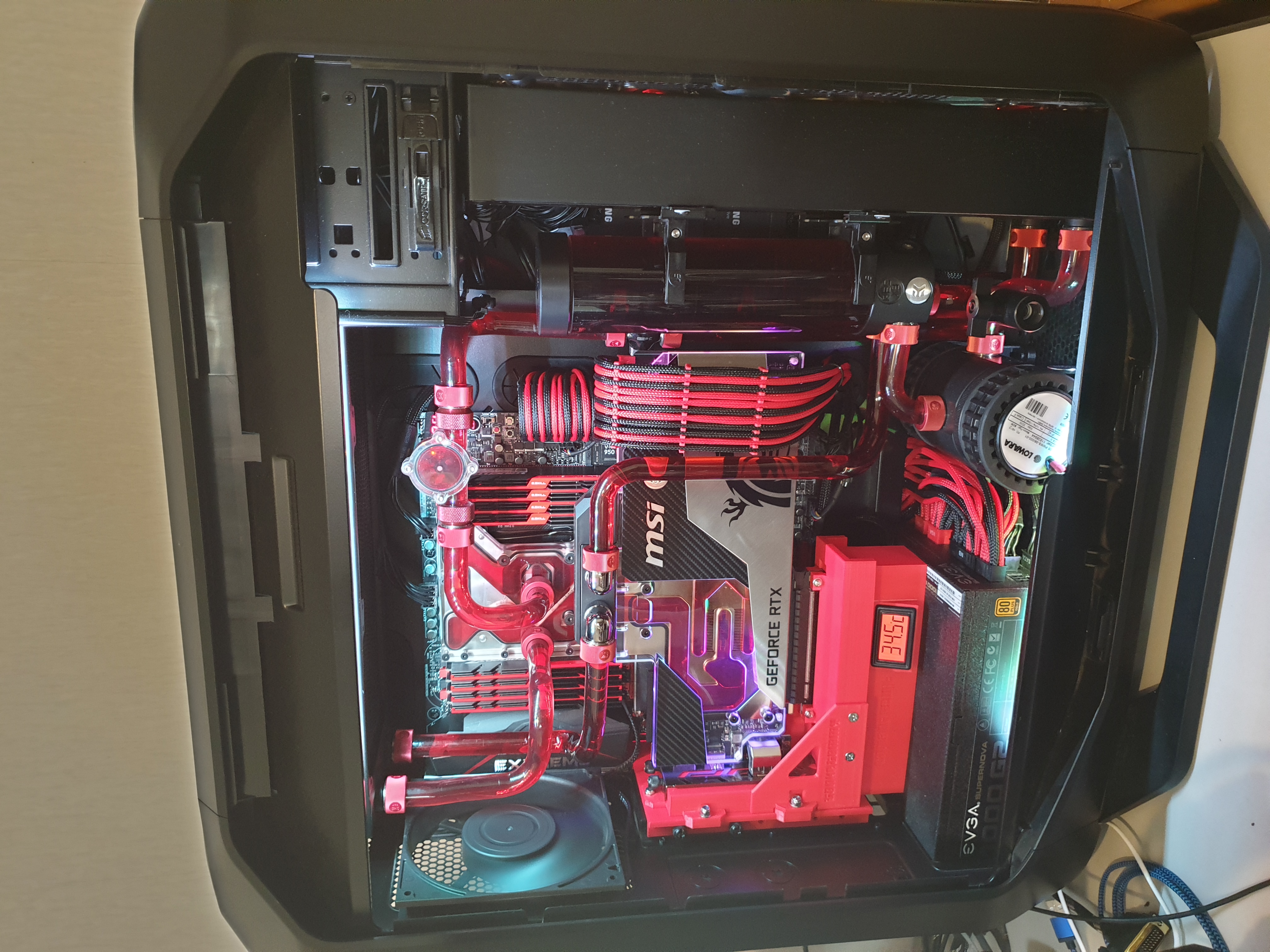 Miniatura 5 do modelo 3D Single GPU Vertical Mount 2-3 Slot
