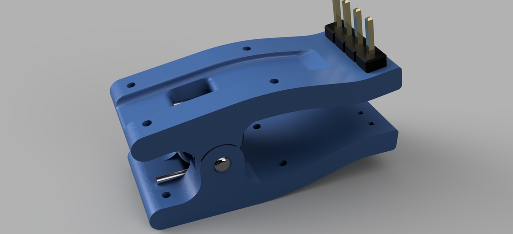 Miniatura 4 do modelo 3D Clip-On Serial Programmer