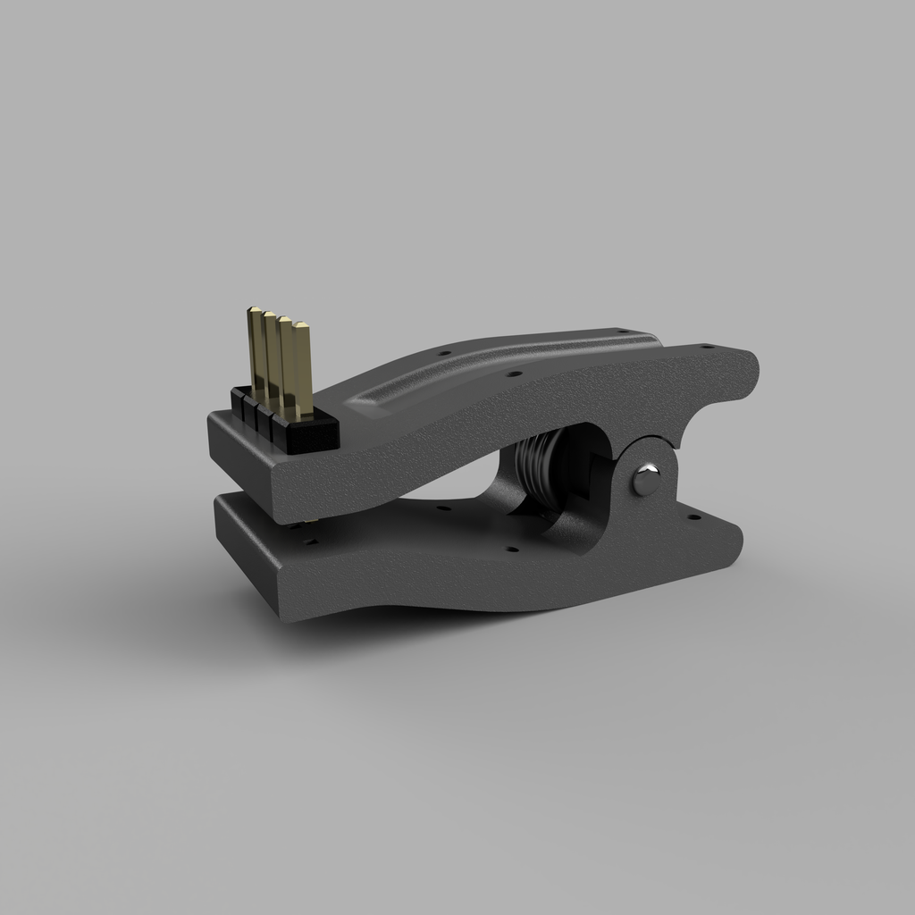 Miniatura 6 do modelo 3D Clip-On Serial Programmer