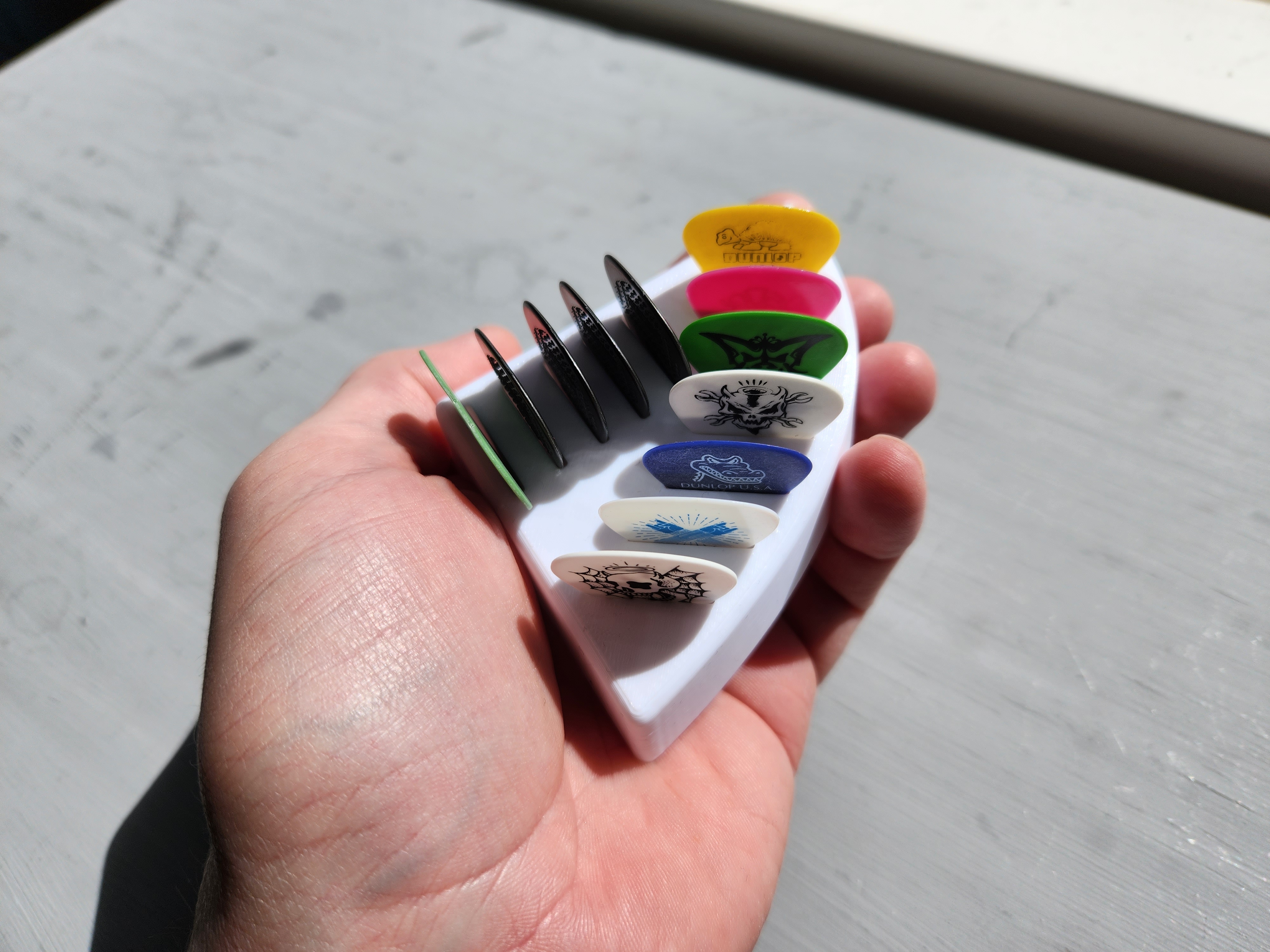 Guitar pick holder