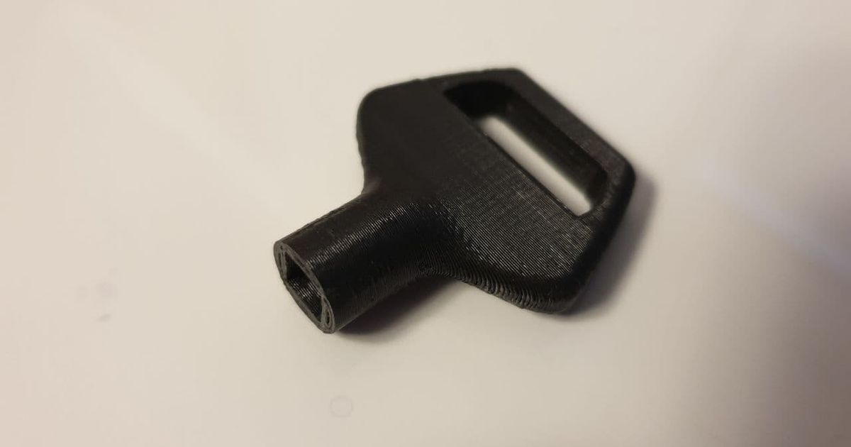 Radiator air purge tool square wrench key 5mm by mathiaspl20 Download