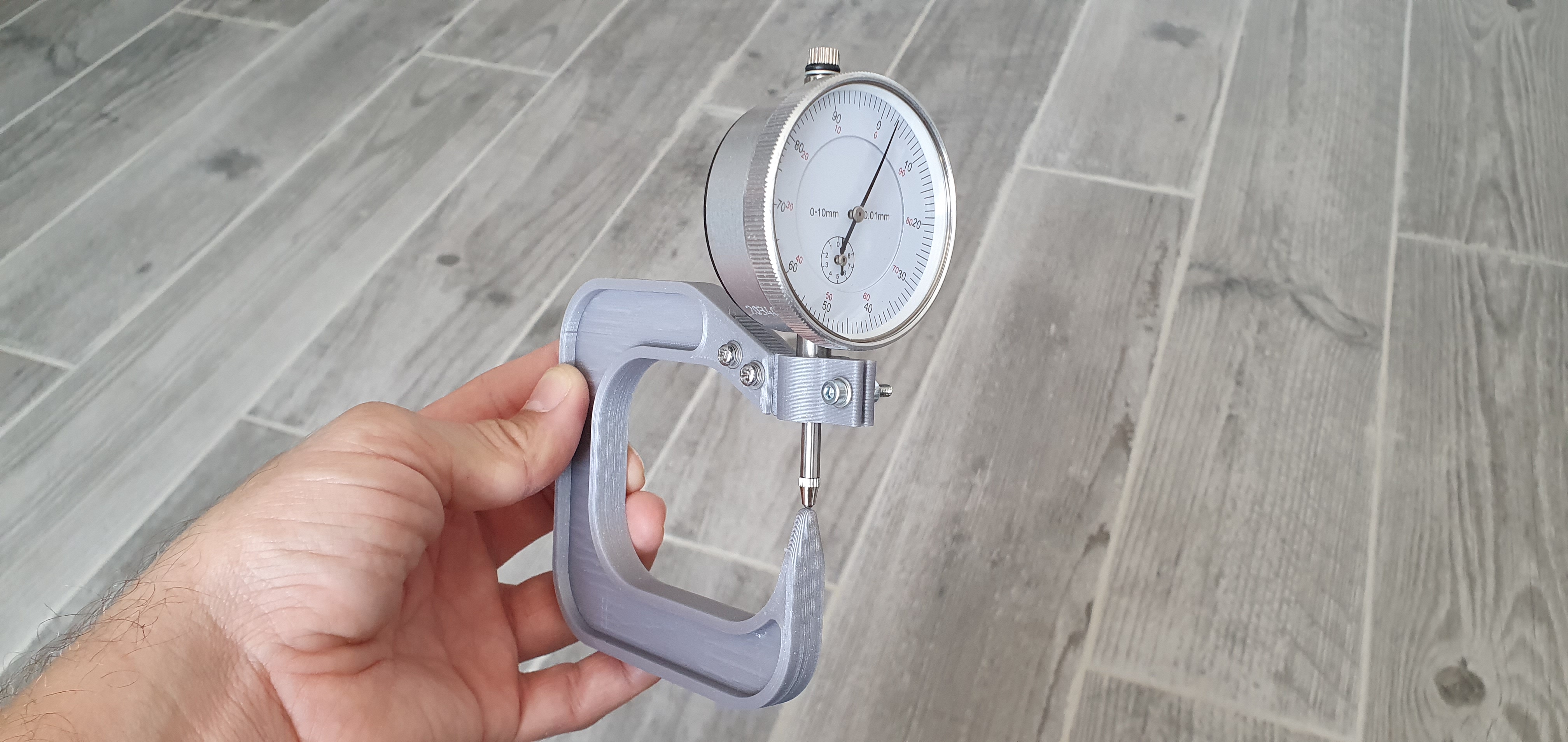 Thickness measuring jig for dial gauge by Bogdan Download free STL