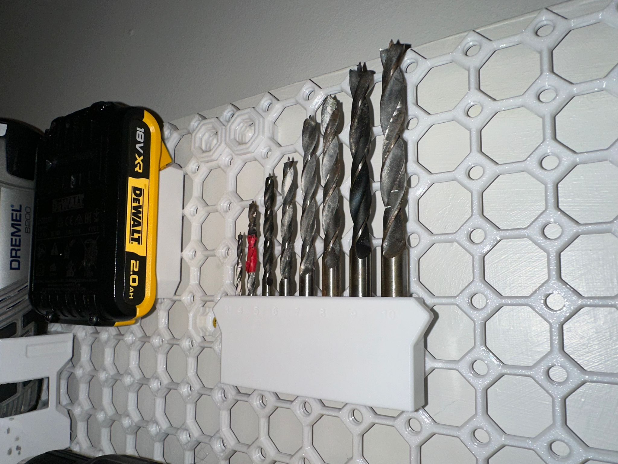 Metric Drill Bit Stand/Holder For Multiboard Multiconnect -8 Bits